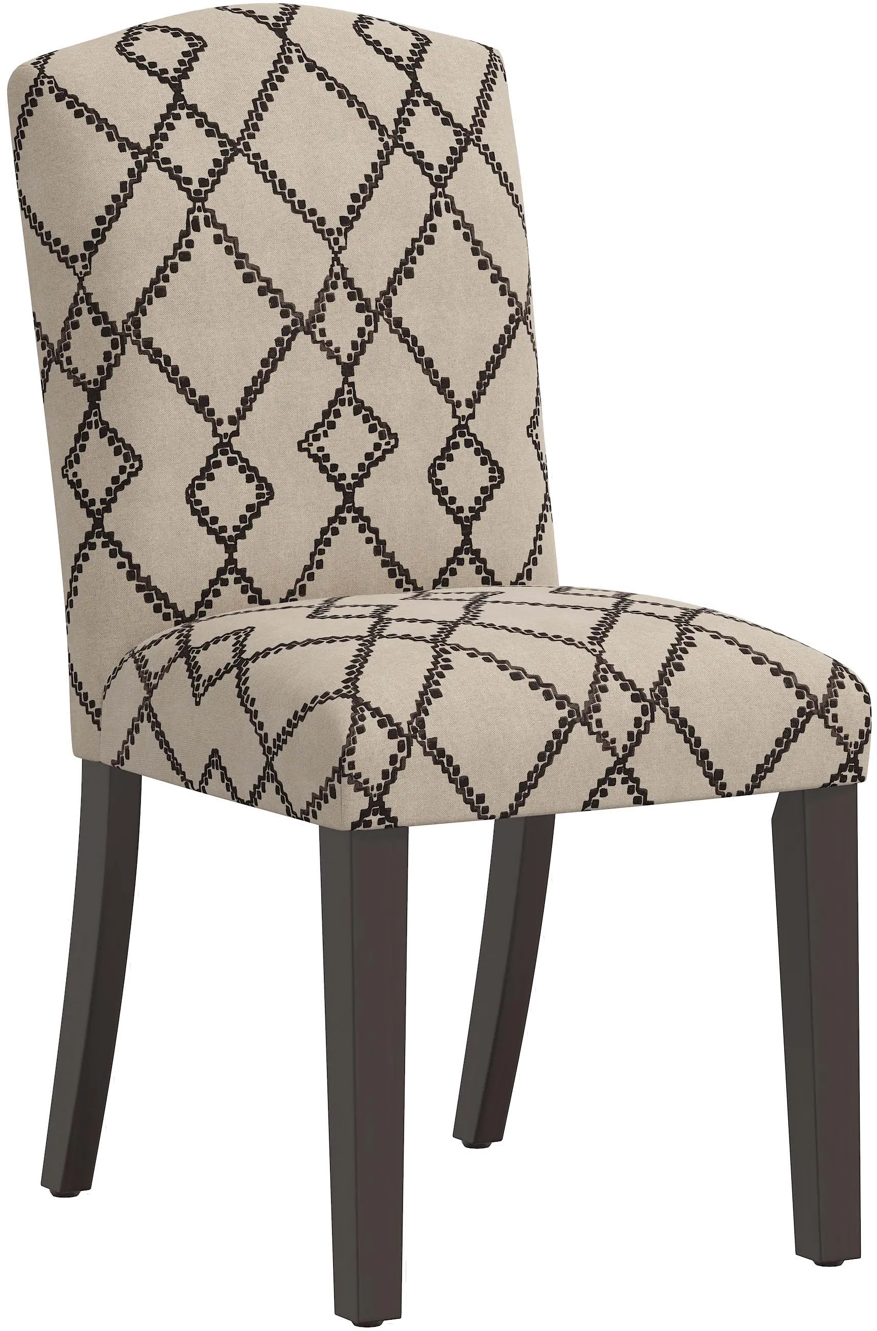 64-6MDNGRN Nora Granite Geometric Dining Chair - Skyline Furn sku 64-6MDNGRN