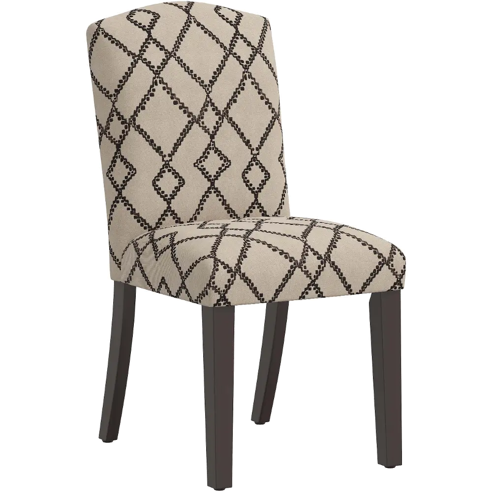 64-6MDNGRN Nora Granite Geometric Dining Chair - Skyline Furniture-1