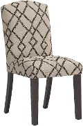 64-6MDNGRN Nora Granite Geometric Dining Chair - Skyline Furniture