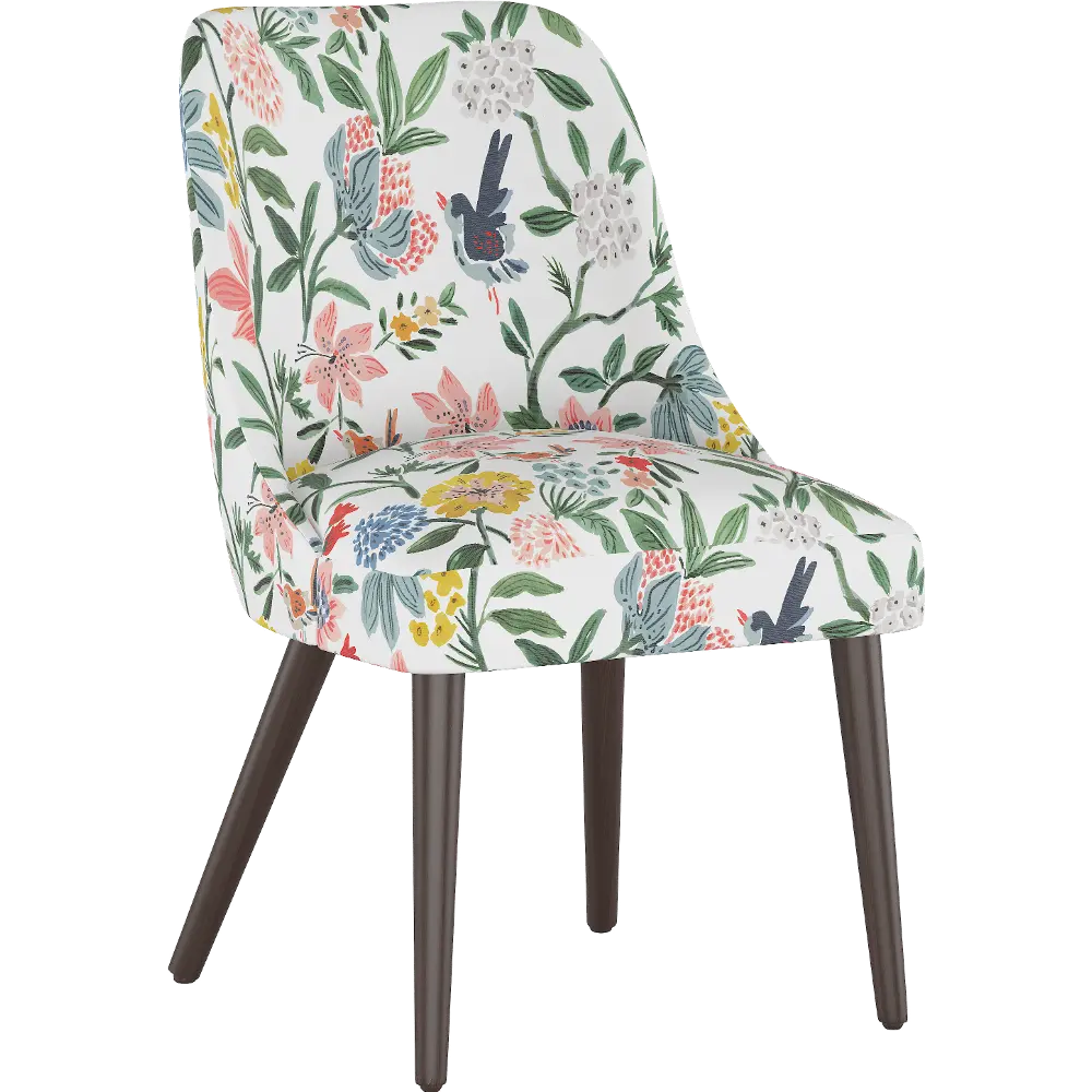 84-6CRGRRSOGA Colton Garden Rose Dining Chair - Skyline Furniture-1
