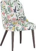 84-6CRGRRSOGA Colton Garden Rose Dining Chair - Skyline Furniture