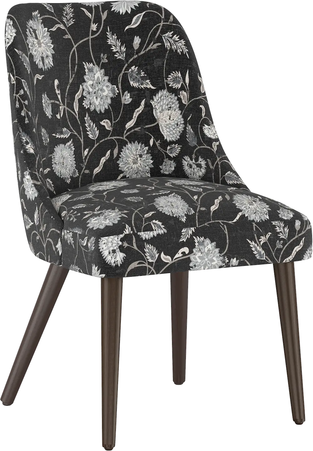 84-6DHLBLCOGA Colton Dahlia Black Dining Chair - Skyline Furniture-1
