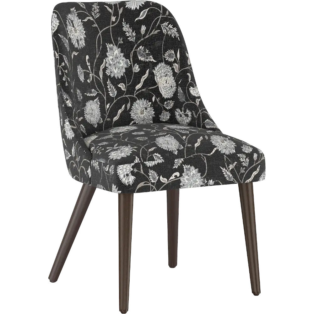 84-6DHLBLCOGA Colton Dahlia Black Dining Chair - Skyline Furniture-1