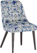 84-6PRSNFLRLBLOGA Colton Persian Floral Blue Dining Chair - Skyline Furniture
