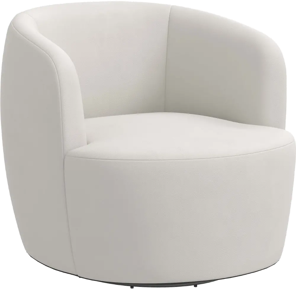 48-10VLVLGHGR Hunter Velvet Light Gray Swivel Chair - Skyline Furniture-1