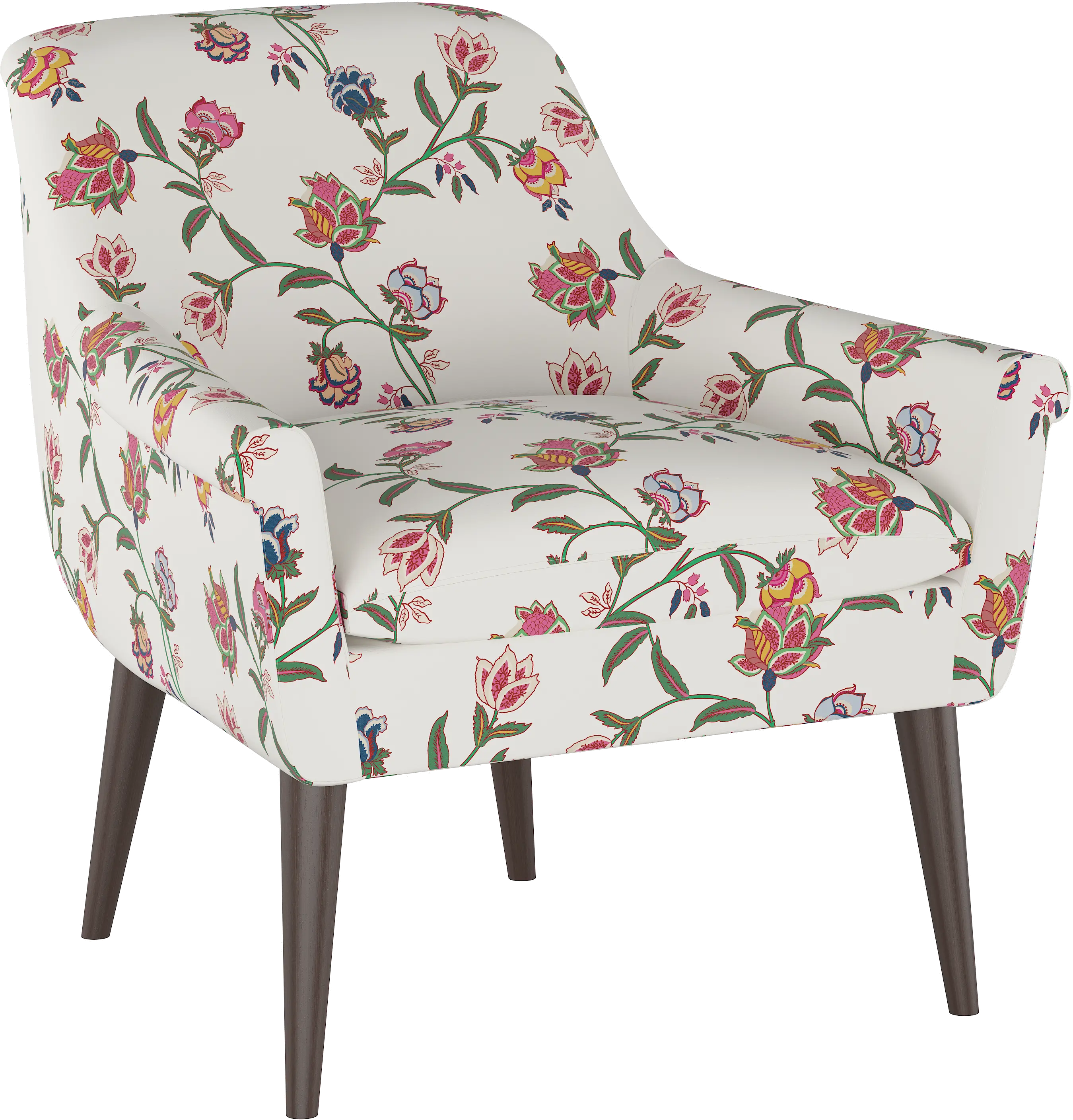 9005CHFLMLTOGA Charlotte Floral Accent Chair - Skyline Furniture sku 9005CHFLMLTOGA