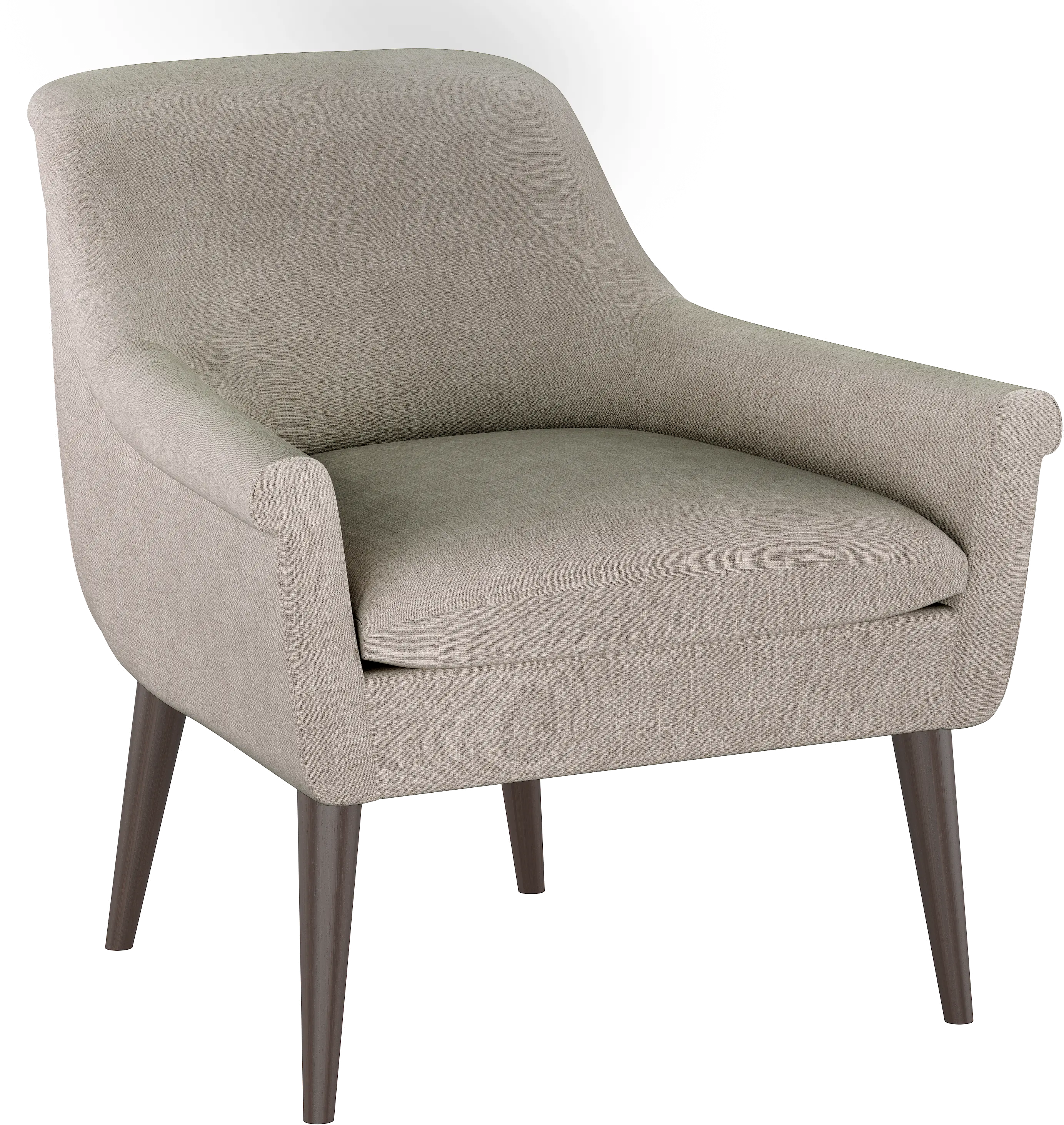 Charlotte Feather Gray Accent Chair - Skyline Furniture