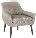 9005ZMFTH Charlotte Feather Gray Accent Chair - Skyline Furniture