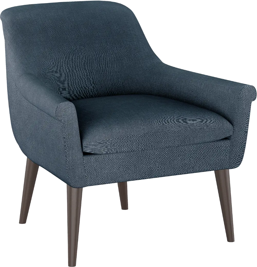 9005ZMNV Charlotte Navy Blue Accent Chair - Skyline Furniture-1