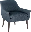 9005ZMNV Charlotte Navy Blue Accent Chair - Skyline Furniture