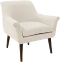 9005LNNTLC Charlotte Linen Talc Accent Chair - Skyline Furniture