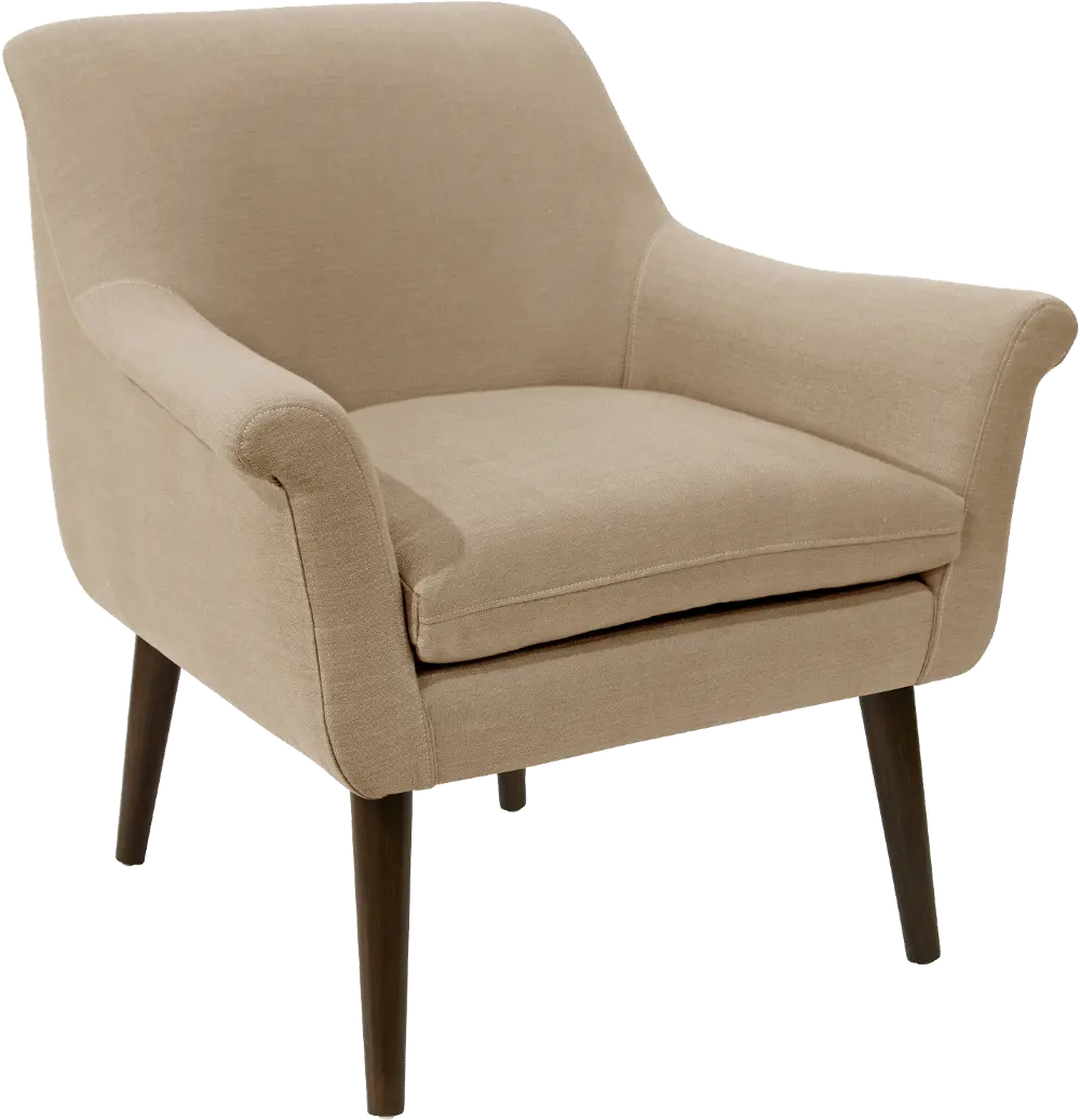 9005LNNSND Charlotte Linen Sandstone Accent Chair - Skyline Furniture-1