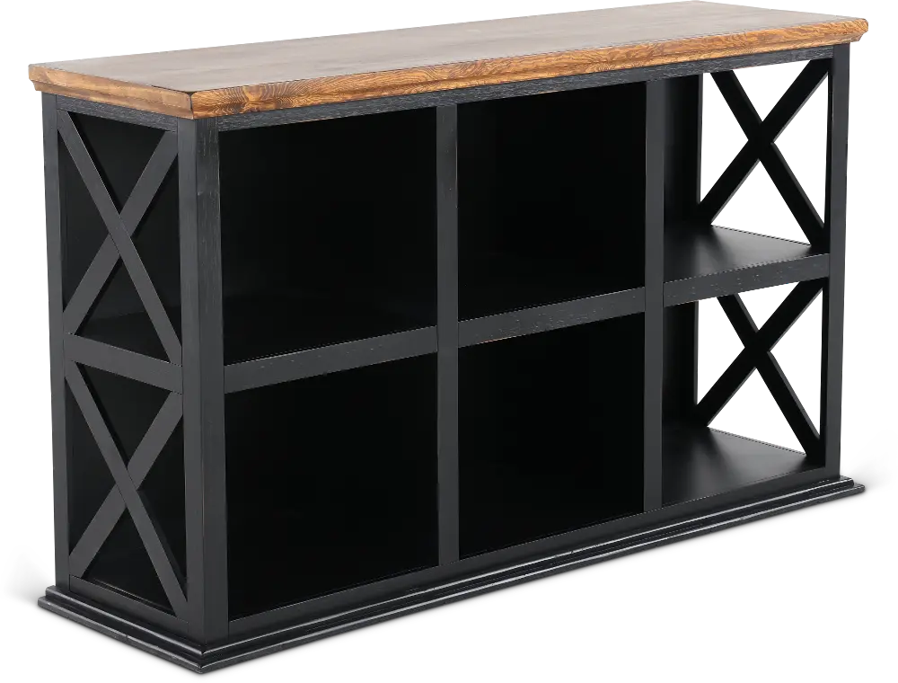 Qatar 54  Black TV Stand-1