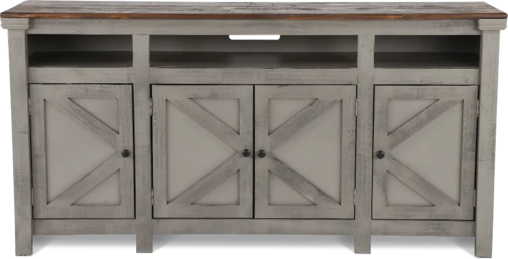 Oregon 72  Gray TV Stand-1