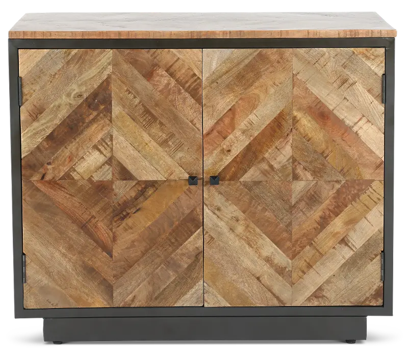 Munro Wood and Metal 2-Door Cabinet