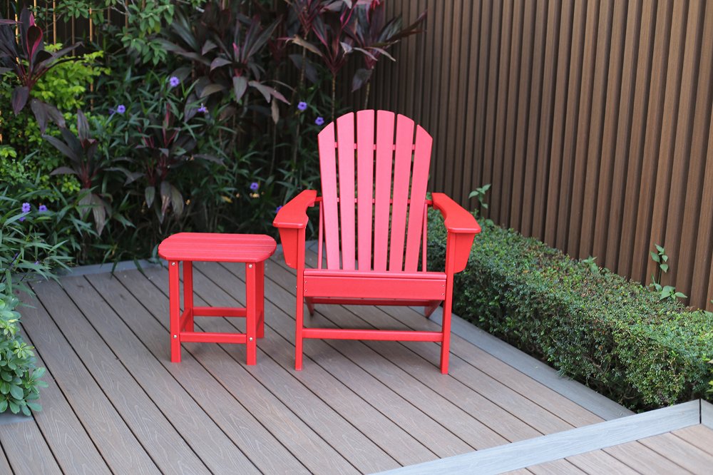 Atlantic Classic Ruby Red Adirondack Chair