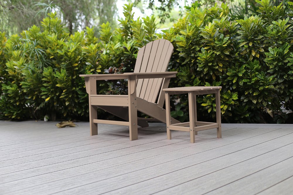 112866603 Atlantic Classic Antique Taupe Adirondack Chair sku 112866603