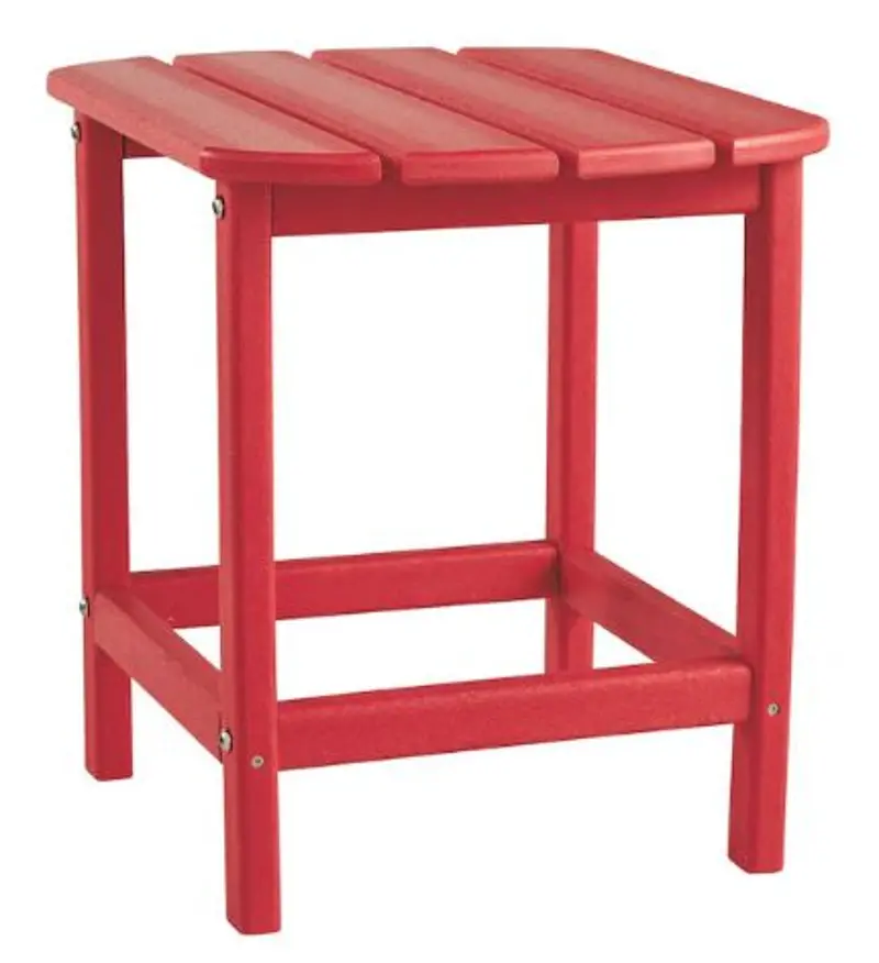 Atlantic Red Patio Side Table