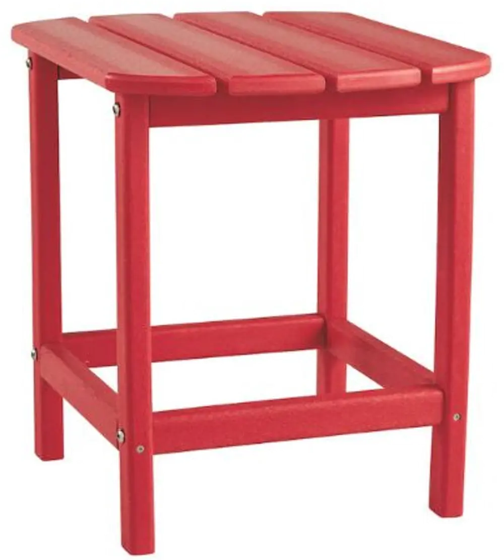 Atlantic Ruby Red Side Patio Table-1