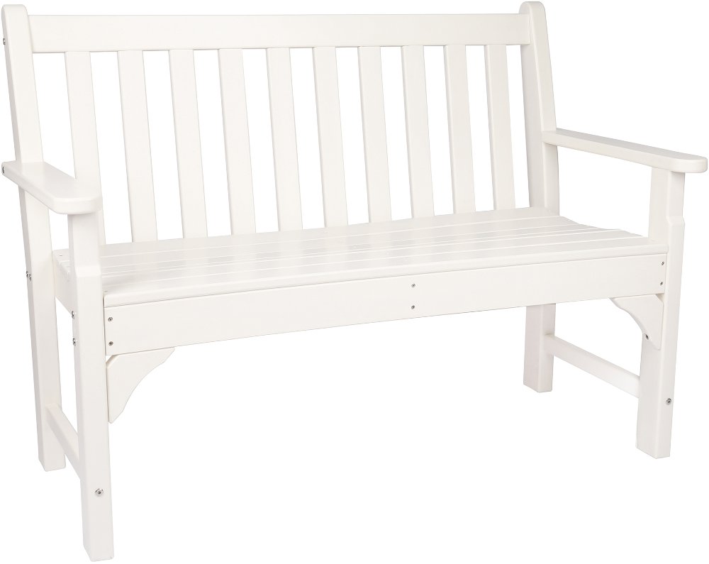 112866689 Atlantic Ivory Patio Bench sku 112866689