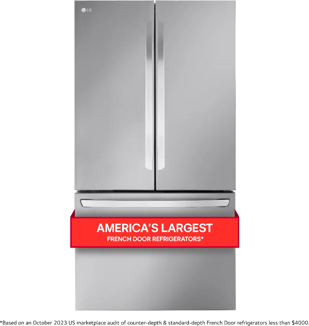 LRFLC2706S LG 27 cu ft French Door Refrigerator - Counter Depth Stainless Steel-1