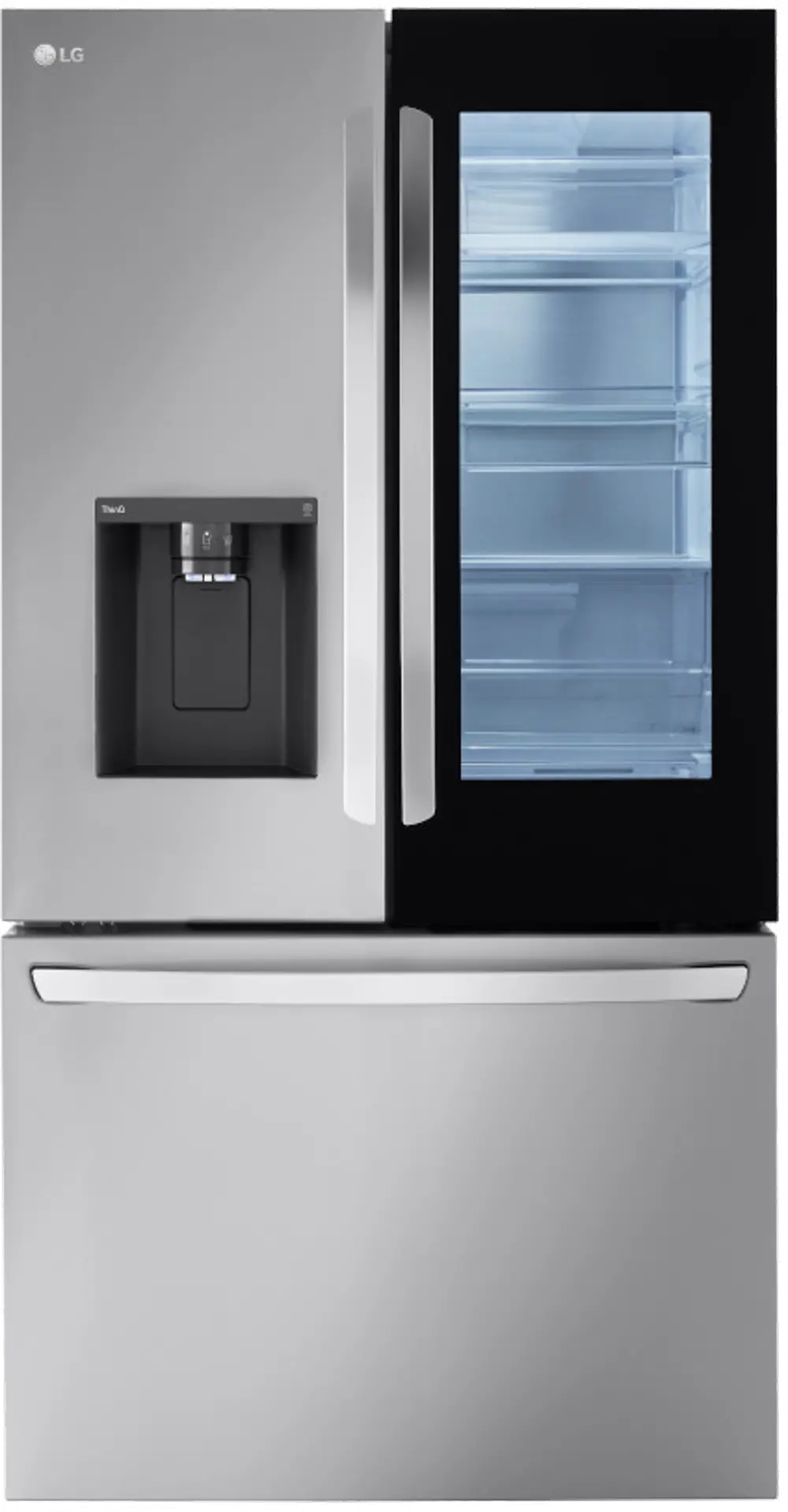 LRFOC2606S LG 26.3 cu ft French Door Refrigerator - Counter Depth Stainless Steel-1