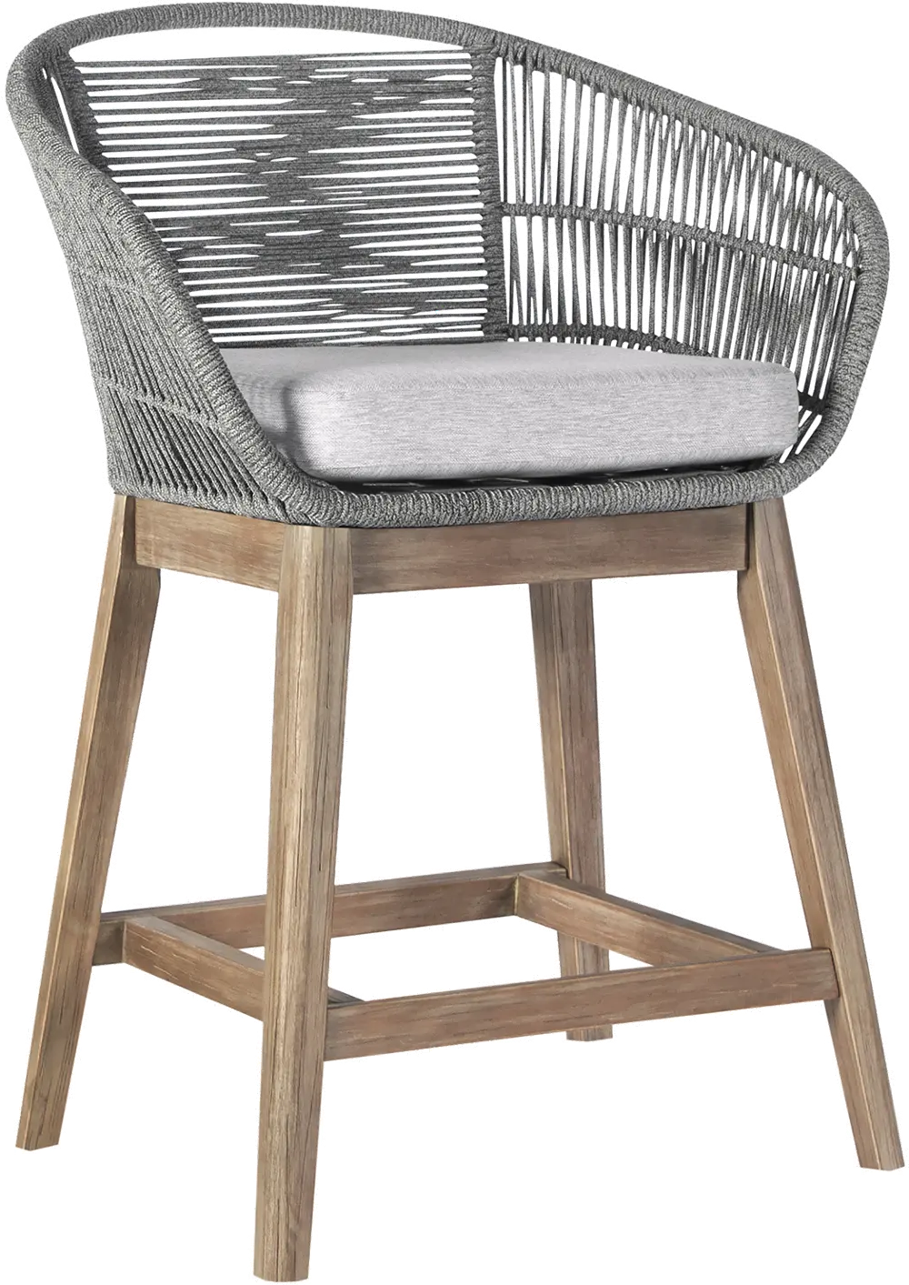 LCTFBAGRTK26 Tutti Frutti Natural Outdoor Counter Height Stool-1