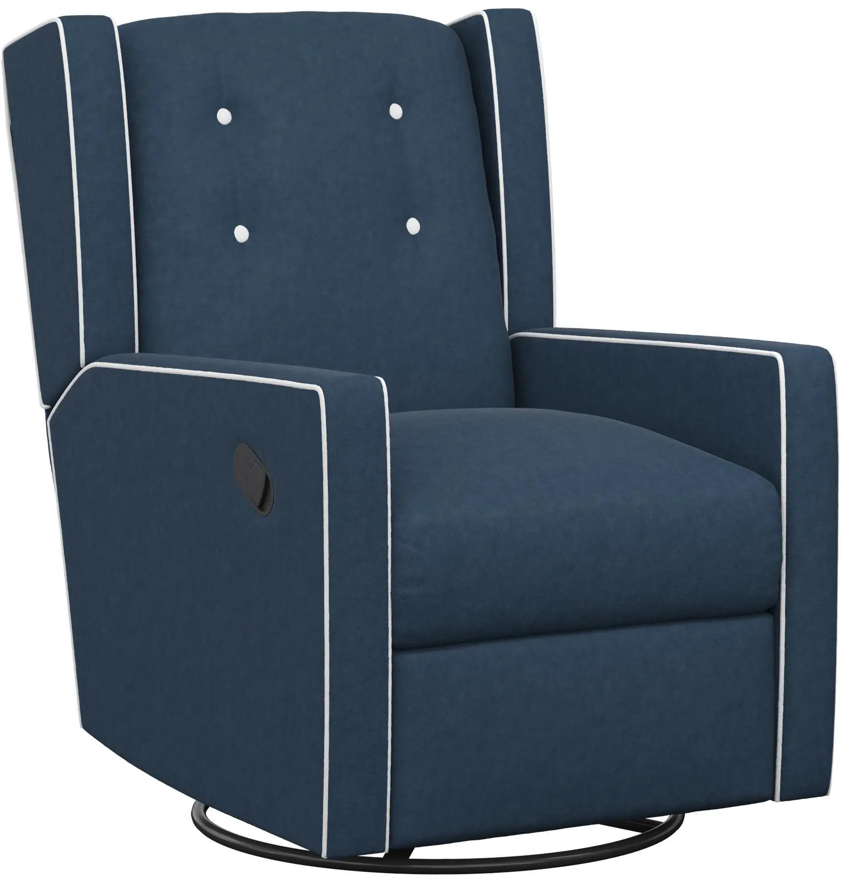 DF64571 Mariella Blue Nursery Swivel Recliner Chair sku DF64571