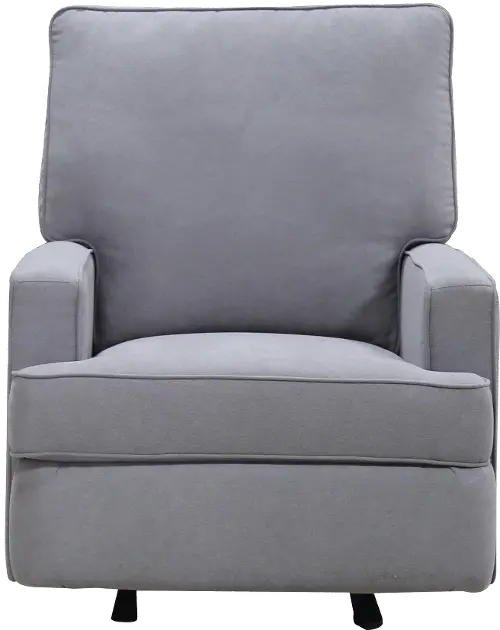 Gray nursery online recliner