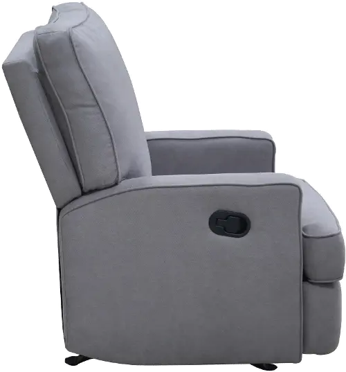 Shella Gray Nursery Rocker Recliner RC Willey