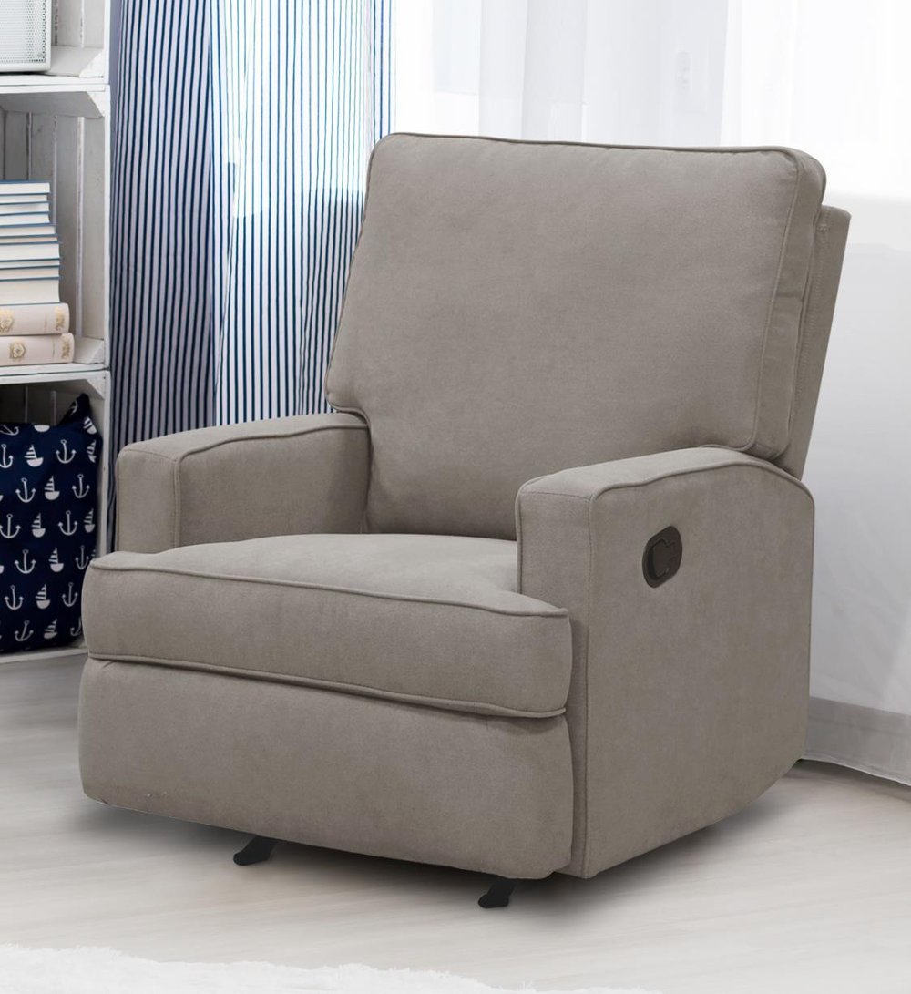 Shella Taupe Nursery Rocker Recliner