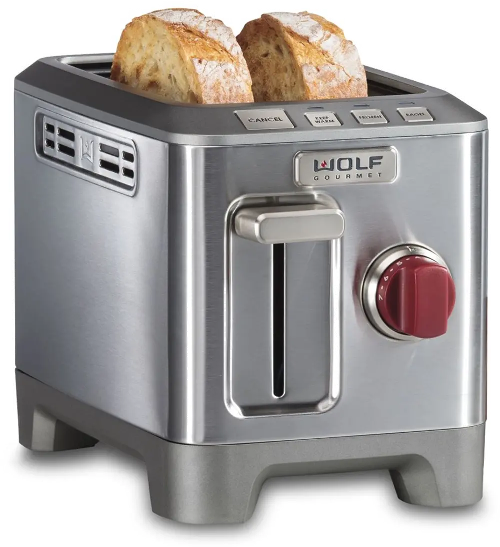 WGTR152S Wolf Gourmet Stainless Steel 2-Slot Toaster-1