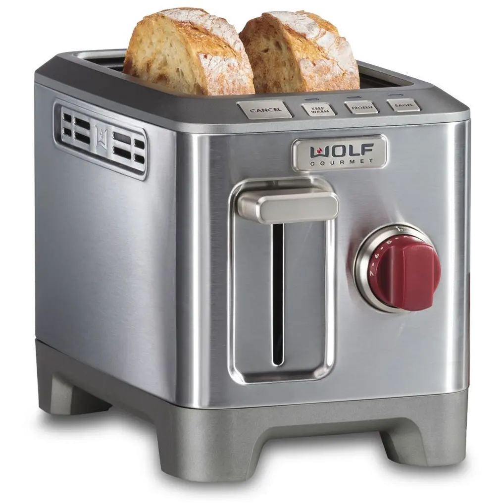 WGTR152S Wolf Gourmet Stainless Steel 2-Slot Toaster-1