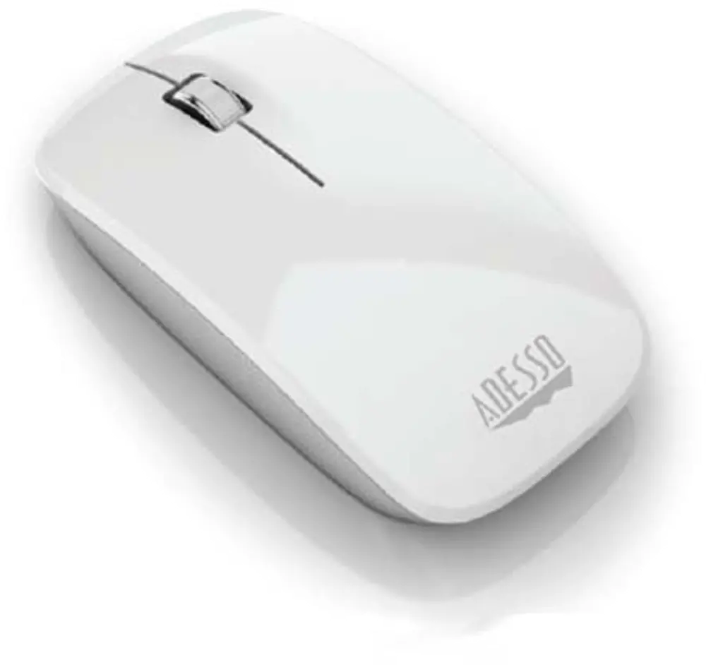 iMOUSE-M300 WHT Adesso iMouse M300 White Wireless Optical Mouse-1