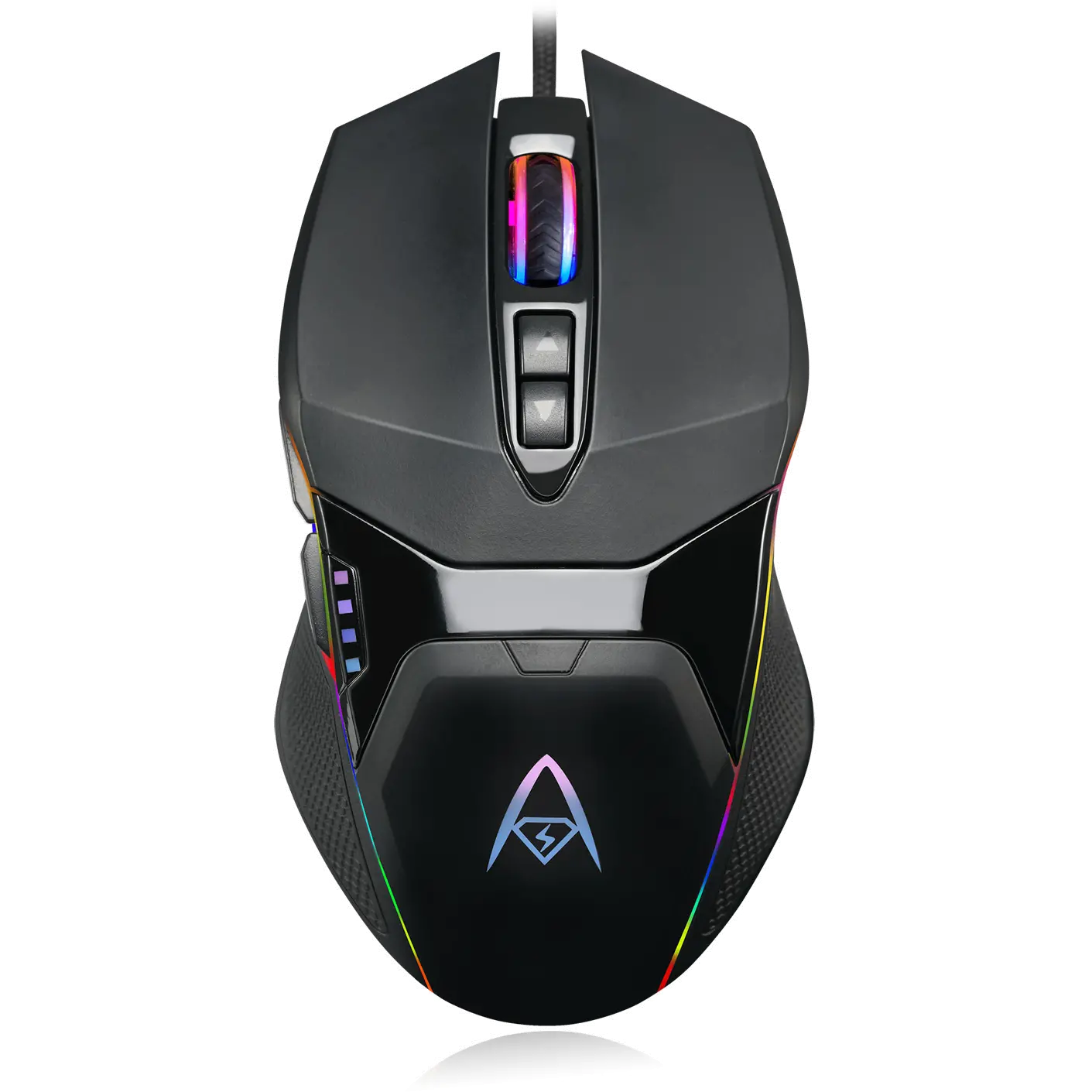 iMOUSE-X5 BLK RGB Adesso iMouse X5 Illuminated 7-Button Ambidextrous Gaming Mouse-1