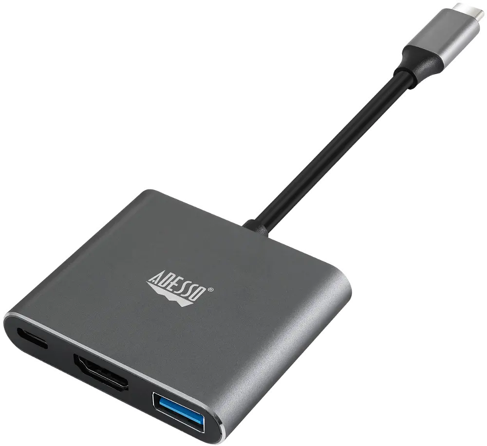 AUH-4010 Adesso 3-In-1 USB-C Docking Station-1