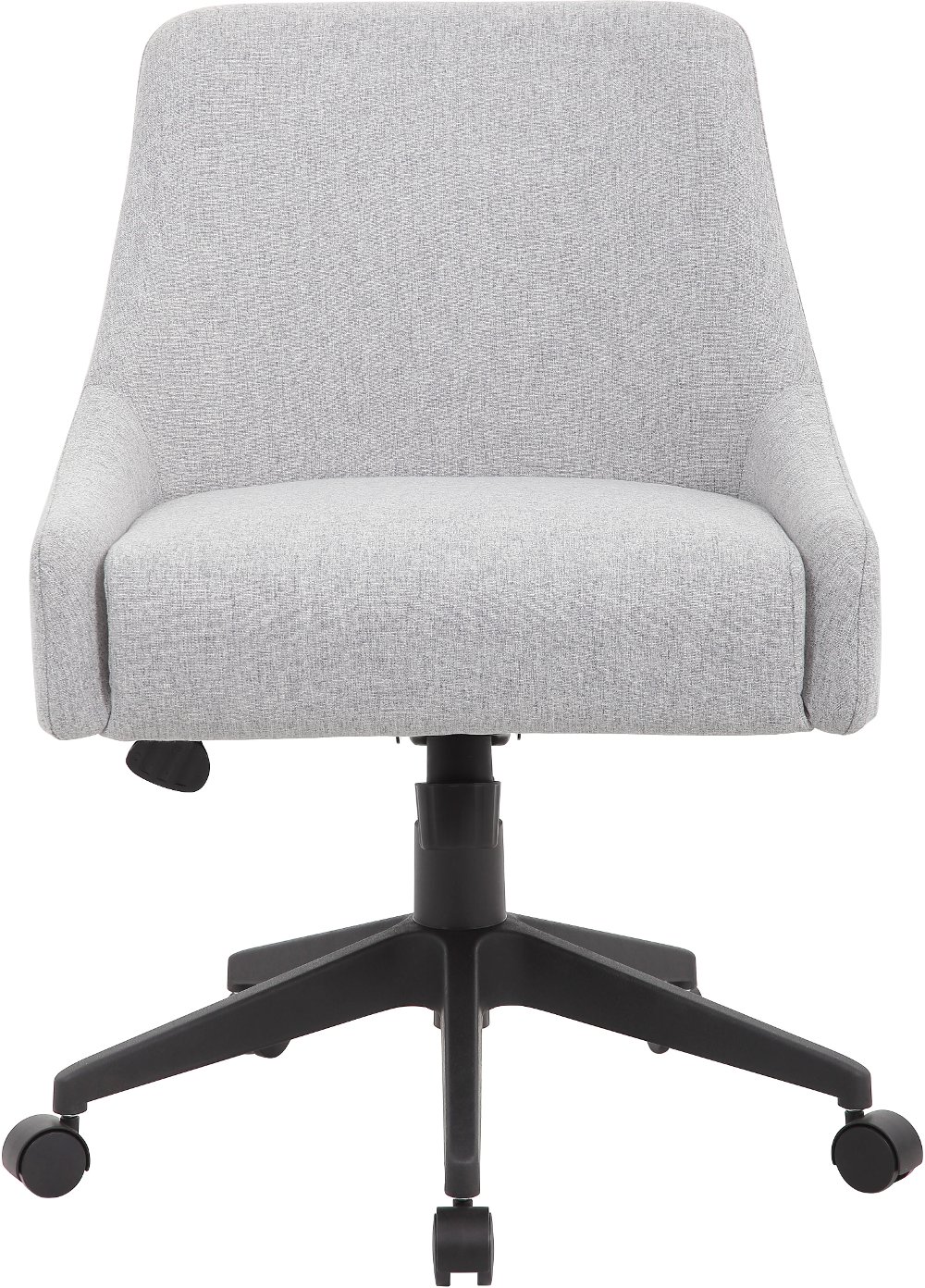 112879772 Boyle Gray Swiveling Guest Chair sku 112879772