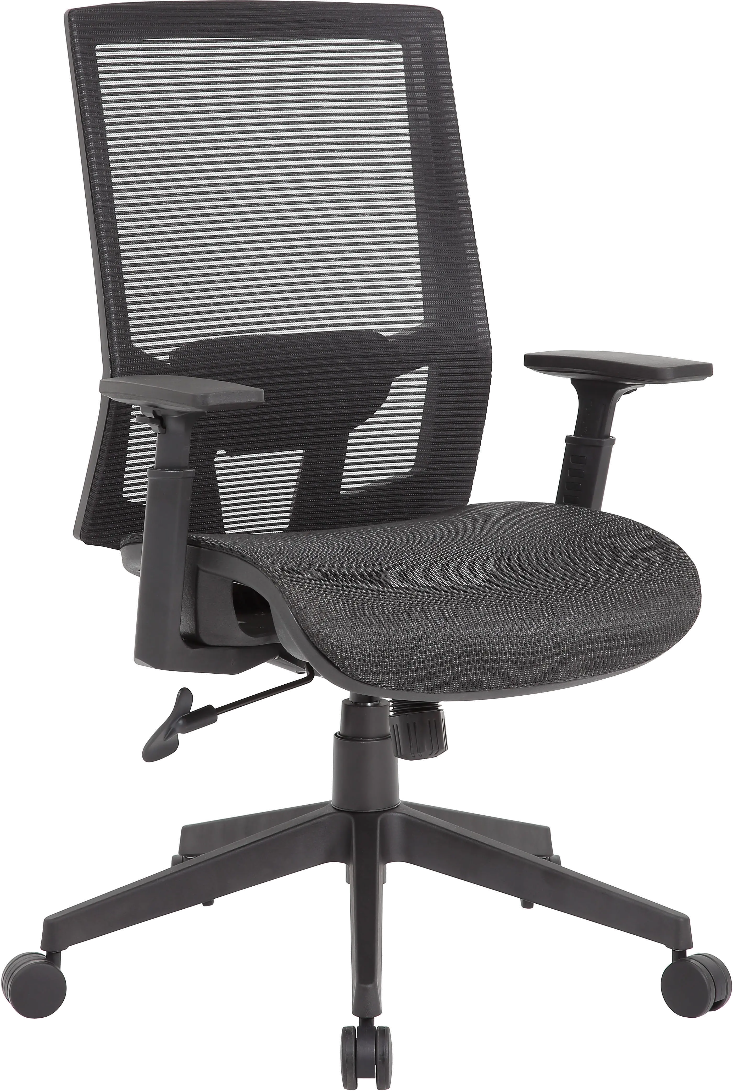 Photos - Chair BOSS Presidential Seating  Black Mesh Office  B6044 