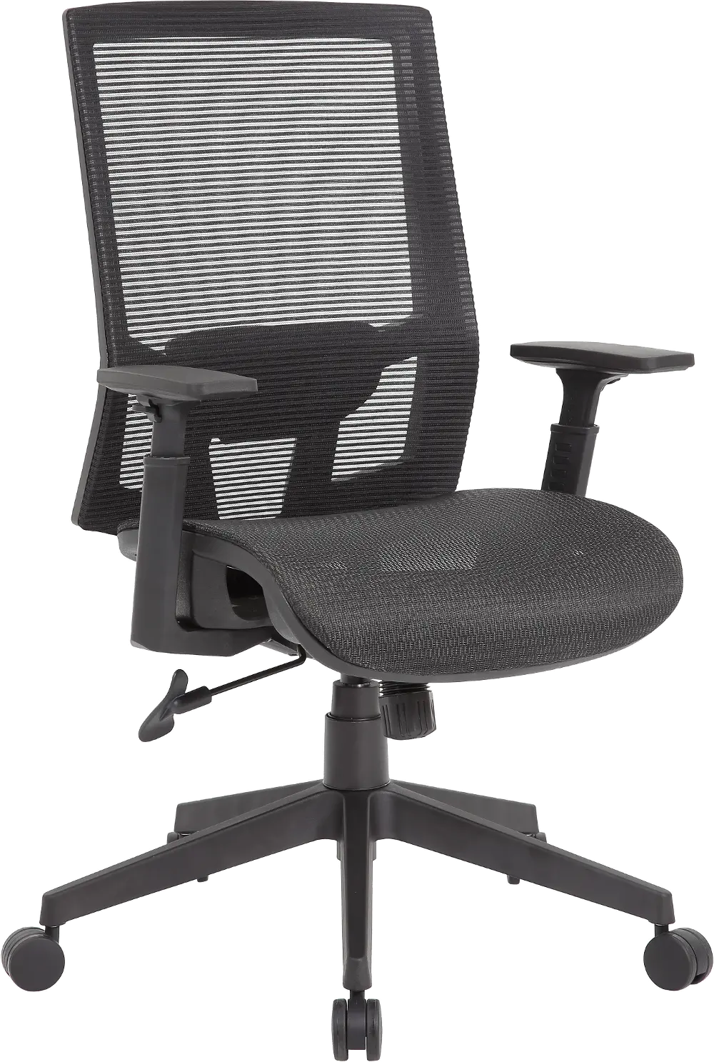 Boss Black Mesh Office Chair-1