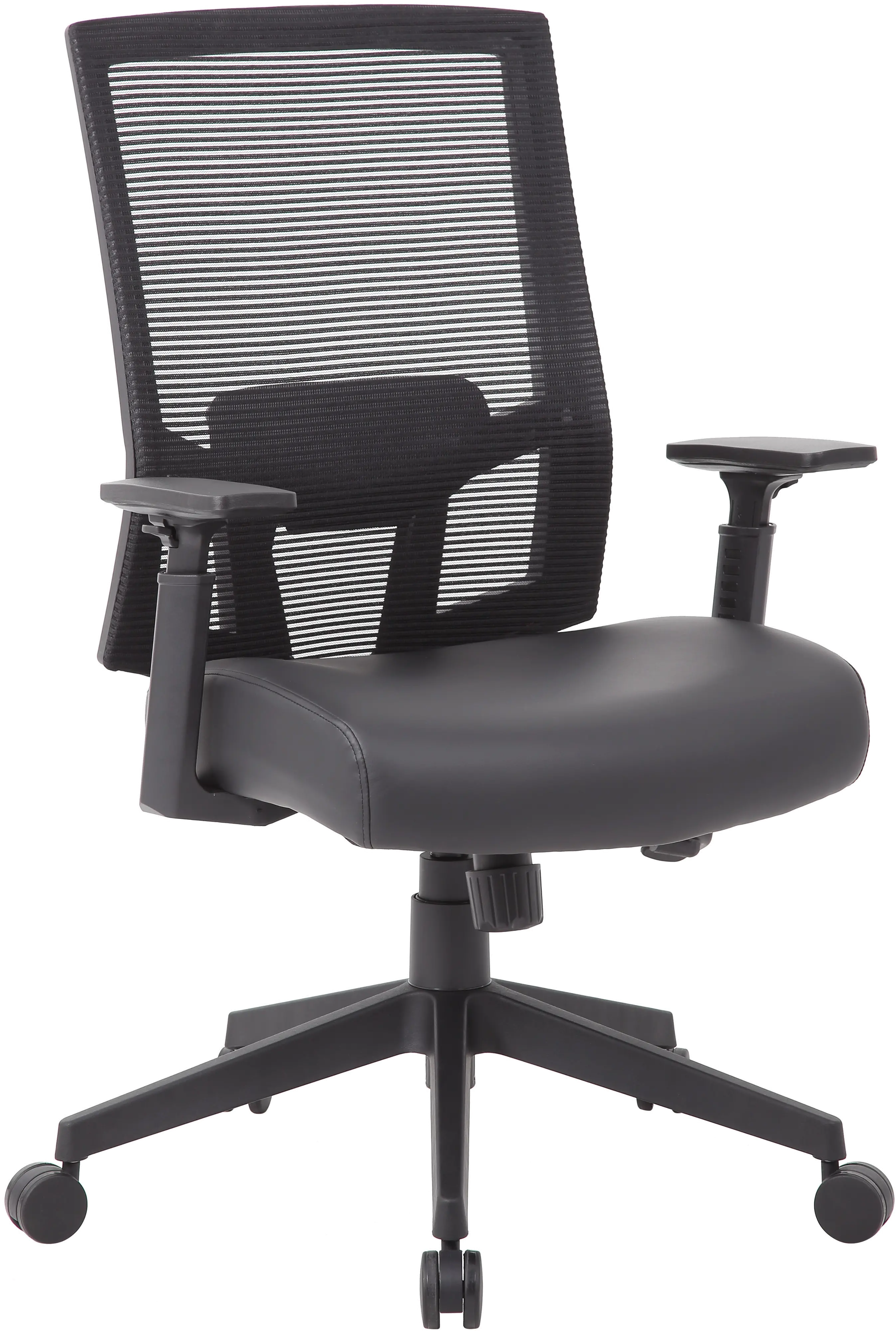Photos - Chair BOSS Presidential Seating  Black Mesh Back Office  B6044AM-BK 