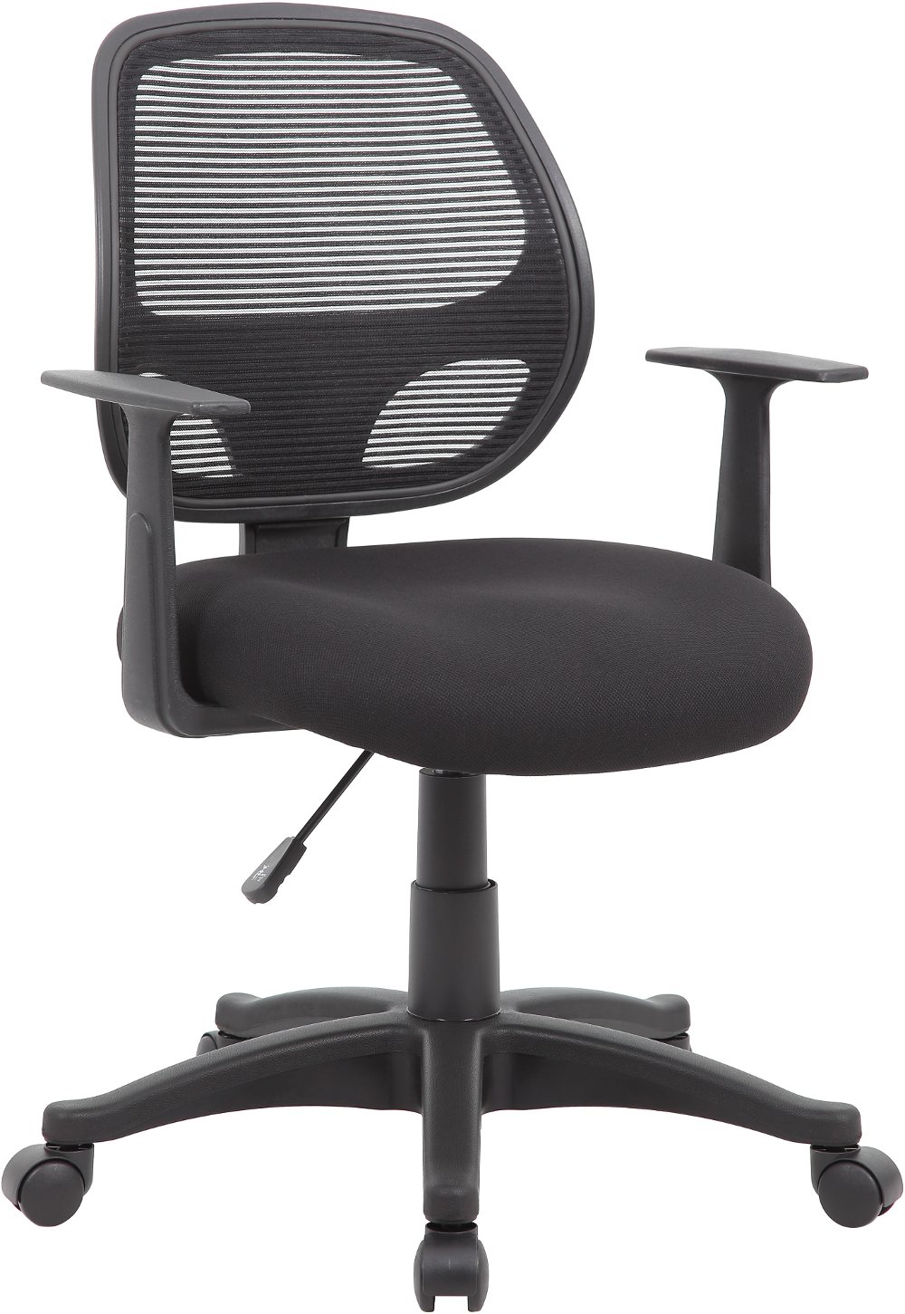 Boss Commercial Grade Black Mesh Task Chair with Arms