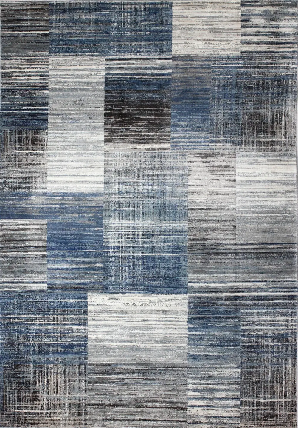 C191-BLBE-2.6X8-CM109 Laney Blue and Gray 8 Foot Runner Rug-1