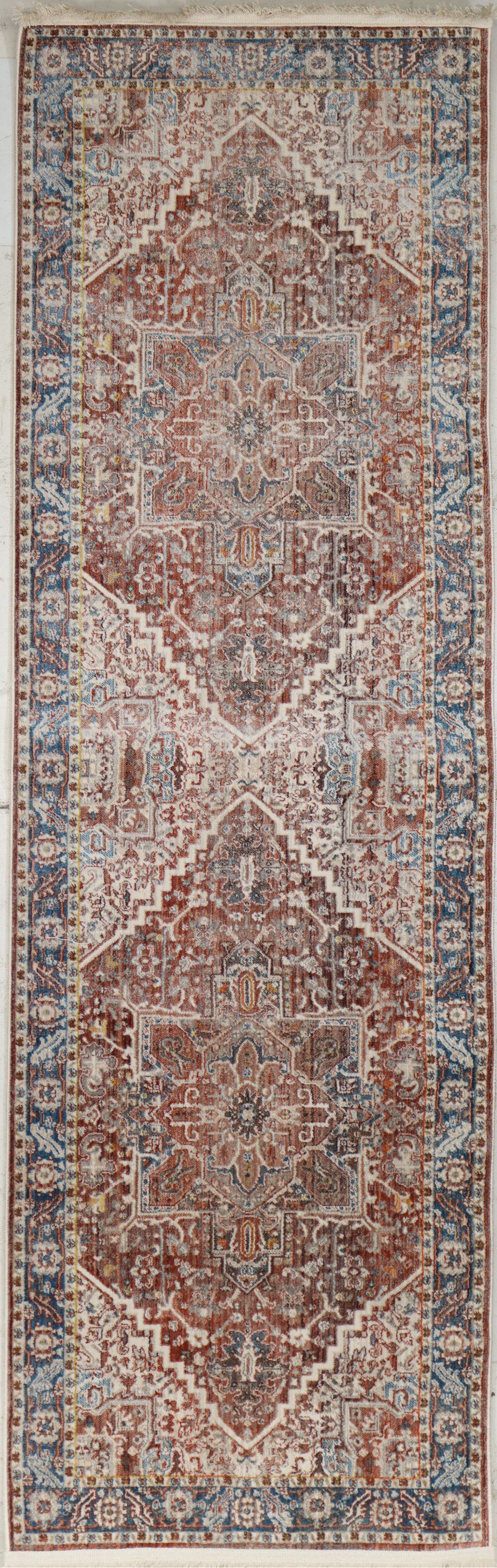 Gatlin Bohemian Rust 8 Foot Runner Rug