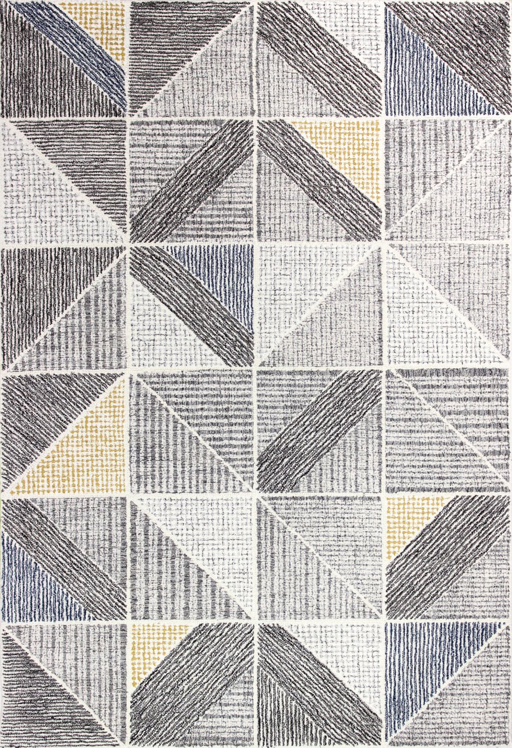 Emmett Gray Geometric 4 x 6 Area Rug