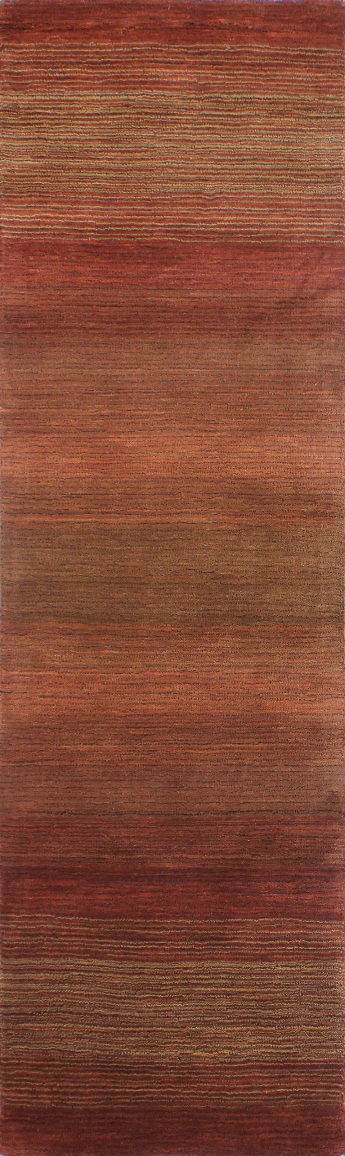 Sacramento Ombre Rust 8 Foot Runner Rug