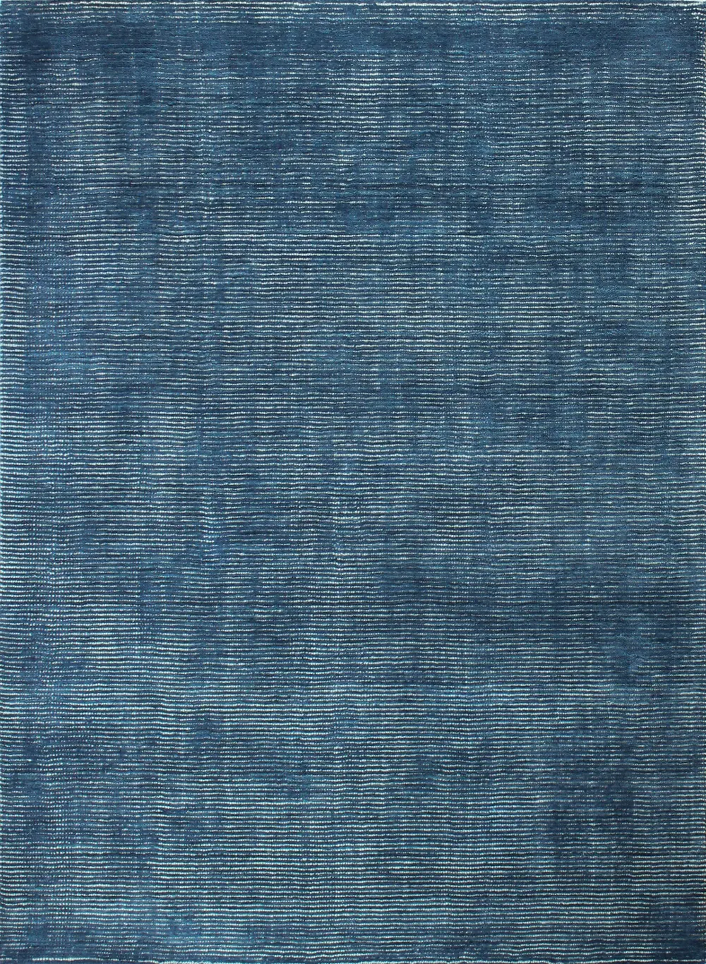 S176-BL-4X6-ALM212 Joyce Blue Wool 4 x 6 Area Rug-1