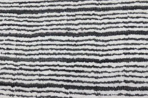 Black and White Rug, 9x12 Area Rug, Wool Area Rug