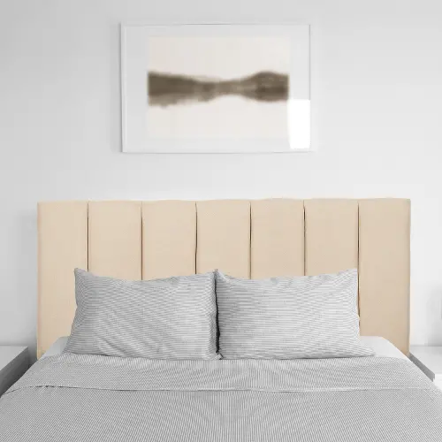 Helena Cream Velvet Full Headboard