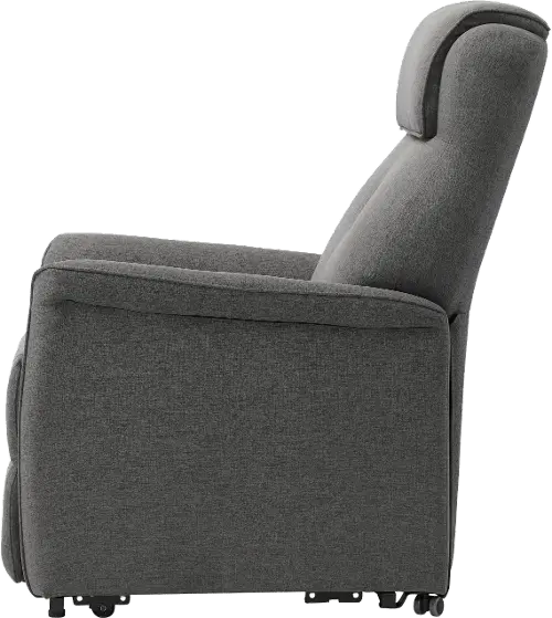 Ashley Gray Power Lift Recliner, RC Willey