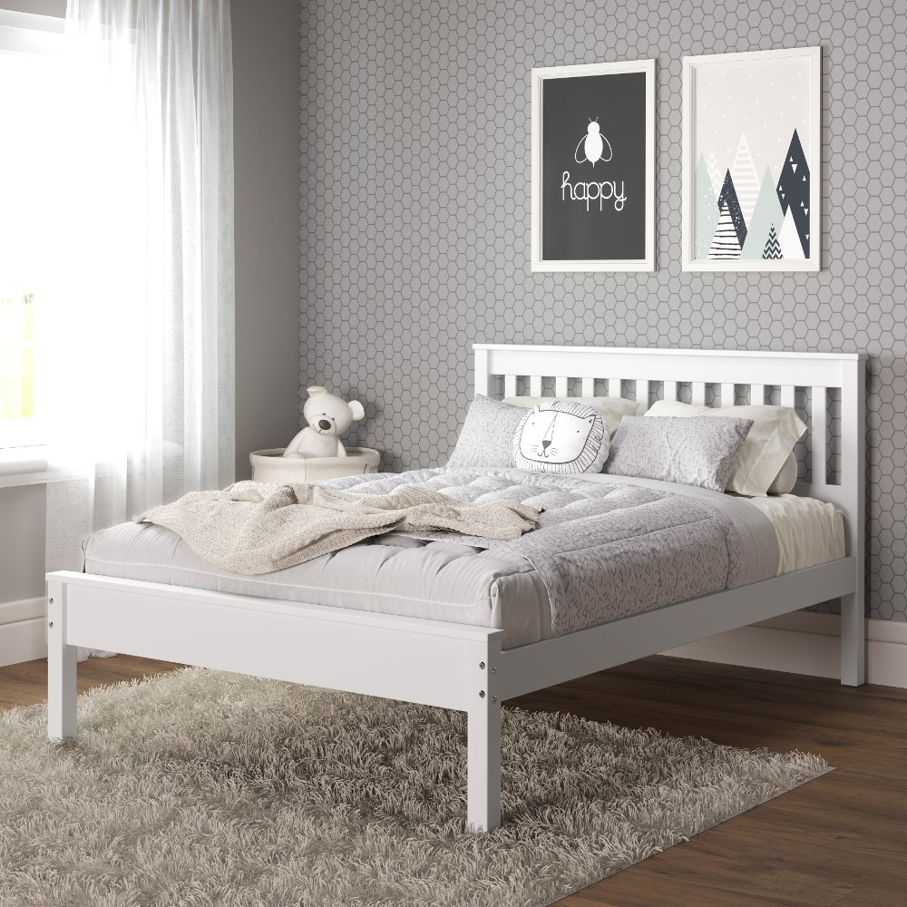 Contempo White Full Bed